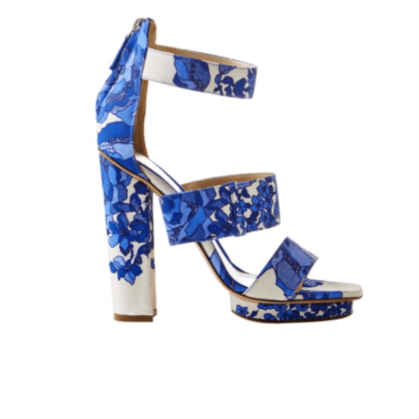 Monique Lhuillier Open Toe Sandal
